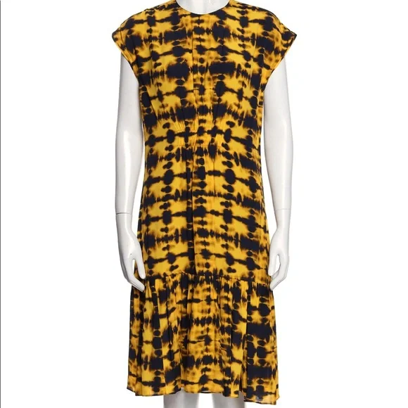 Proenza Schouler Tie Dye Short Sleeve Dress - Picture 8 of 8